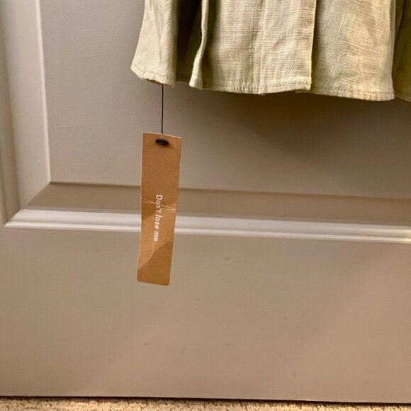 Reformation Sycamore Linen Dress in Dried Herbs Size XS - Picture 5 of 7